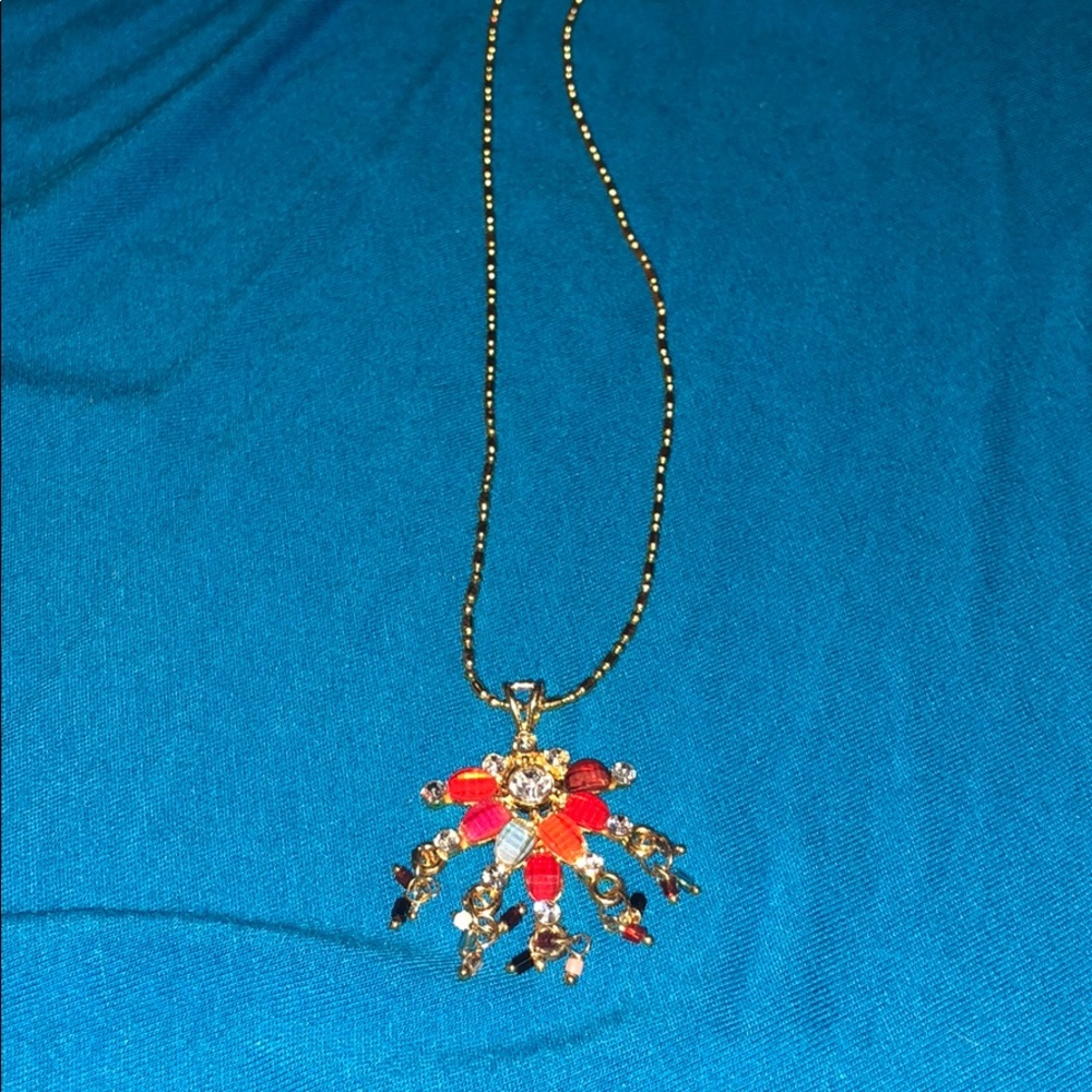 Cute multi color necklace